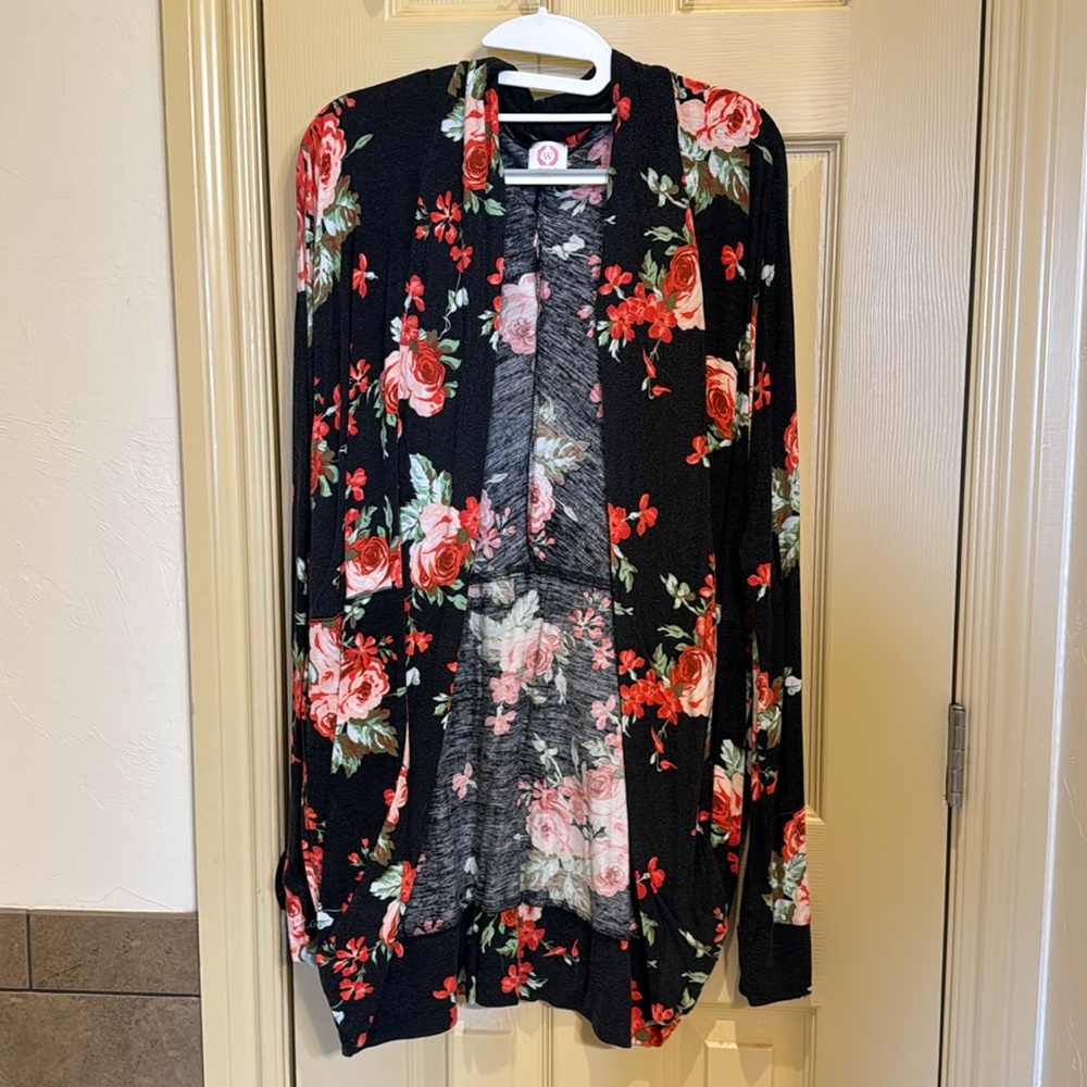 Floral cardigan